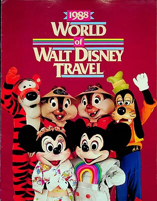 1988 World Of Walt Disney Travel Booklet (1987) - Pre-owned • $24.99