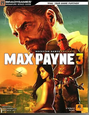 Brady Games Max Payne 3 Strategy Guide For PS3 Xbox 360 And PC • $16.95