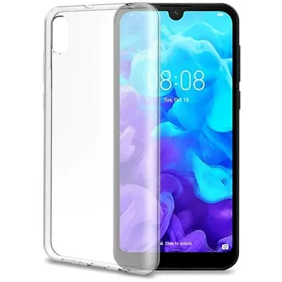 For HUAWEI Y5 2019 SHOCKPROOF TPU CLEAR CASE SOFT SILICONE GEL BACK SLIM COVER • £4.94