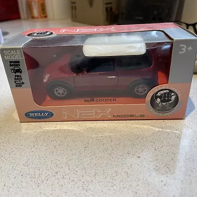 Boxed 1:24 Scale Diecast Model Car Welly Mini Cooper Nex Models • $8.63