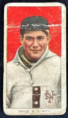 1909 T206 Larry Doyle Portrait - Piedmont 25 Back. Poor MK Baseball Card • $73.30