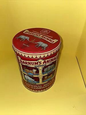 Vintage 2002 Barnum's Animal Crackers Cage Tin 7oz Nabisco National Biscuit Co. • $19.79