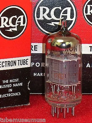 Nos Rca 12ax7a  Ecc83 12ax7 Usa Tube Cream Of The Crop Highest Emissions! • $134.96