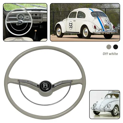 Steering Wheel With Horn Button Ring For 1962-1971 Volkswagen Models Gray • $169.90