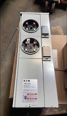 Two Gang 2 Meter Pack Main 125a 120/240 Electrical Panel Eaton 1mp2122r New • $965