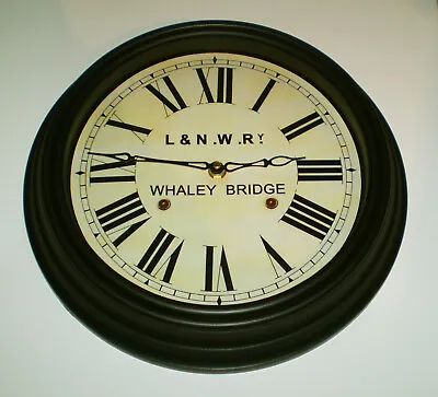 London & North Western Railway Victorian Style Clock Whaley Bridge Station • £54.99