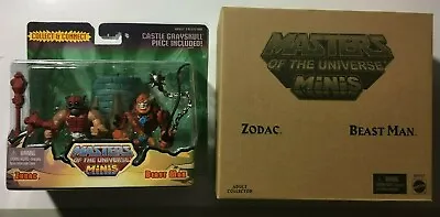 He-man- Masters Of The Universe- Zodac And Beastman Mini 2 Pack Matty 2014 • $12.95