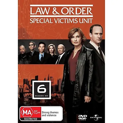 Law And Order - Special Victims Unit : Season 6 (DVD 5-Disc) PAL Region 2 4 5 • $13.02
