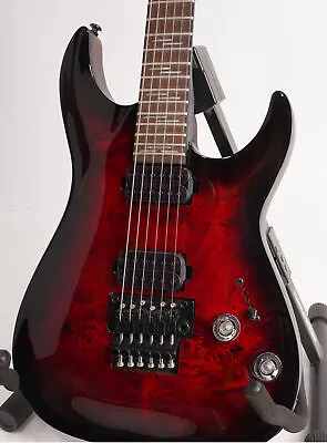 $369.95 • Buy Schecter Omen Elite-6 FR 6 String Electric Guitar Black Cherry Burst