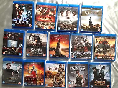 CINE ASIA Blu-ray FILM BUNDLE X14 *10x FACTORY SEALED* Jackie Chan IP Man Etc • £9.95