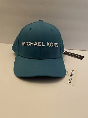 Michael Kors Baseball Hat Blue One Size Nwts $70 • $29