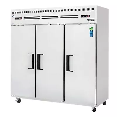 Everest ESRF3 74  Three Solid Door Reach-In Refrigerator Freezer Top Mount • $5489.16