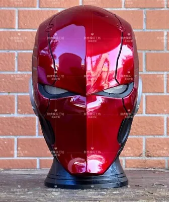 Red Hood Cosplay Helmet Wearable Mask Eye Light FPR Adult Halloween Prop 1/1 • $142.62