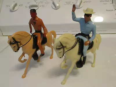 Vintage The Lone Ranger & Tonto Hartland Mini Horse & Rider Sets • $29.99