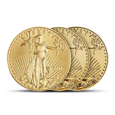 1/10 Oz American Gold Eagle Coin (Random Year) • $268.41