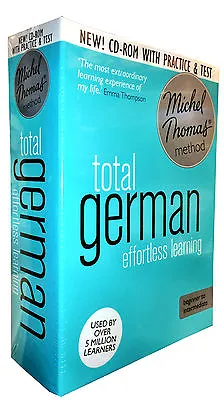 Total German With The Michel Thomas Method Inc Practice & Test (CD-Audiobook) • £28.96