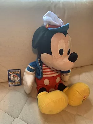 Mickey Mouse Plush Sailor Holiday Edition 21” Stuffed 2009 Disney Macy's  • $8