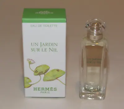 Hermes Un Jardin Sur Le Nil Eau De Toilette 0.25 Oz 7.5 ML Mini Bottle NIB • $21.90