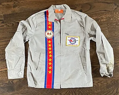 Vintage 1970s Chevrolet Corvette Atlanta Custom Full Zip Jacket Men's Size 36 • $49.99