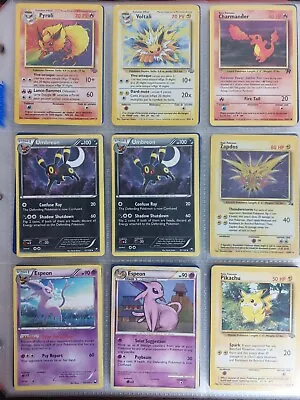 Pokemon TCG Card Binder Collection Lot Vintage WOTC Jungle Fossil Base HP-NM Old • $40