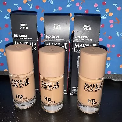 Make Up Forever HD SKIN Undetectable Stay True Foundation Choose Shade • $28