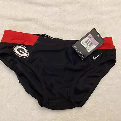 UGA Swimwear Men's Medium New With Tags Nike Red And Black • $16