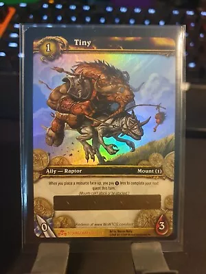 World Of  Warcraft WoW Tiny Foil Unscratched TCG Loot Card • $17.49