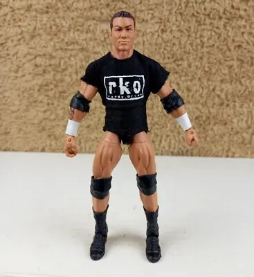 WWE RANDY ORTON Elite 7  Wrestling Figure W/ Fabric Rko T-Shirt MATTEL WWF 2011 • £15.49