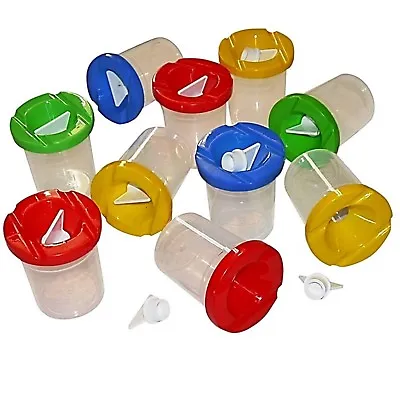 Non Spill Paint Pots Pack Of 10 • £11.70