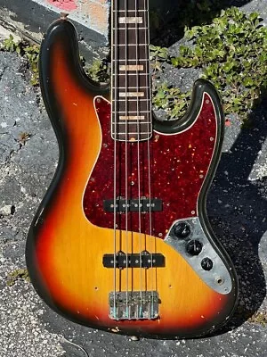 1969 Fender Jazz Bass Rare All Original Last Of The 60's Great Post-CBS Basses ! • $7995