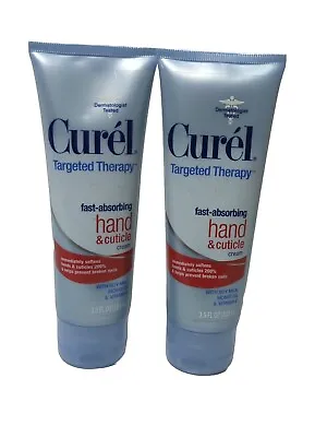 2 X Curel Hand & Cuticle Targeted Therapy Cream 3.5 Oz. Each New • $19