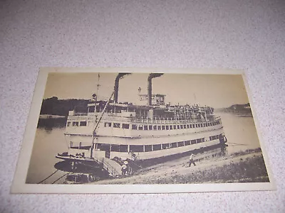 1914 Avalon Steamboat Mississippi River Card Captain Frederic Way Collection • $4.99