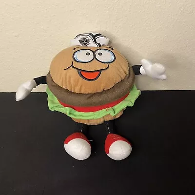 Steak N Shake Plush Burger 9” Stuffed Toy Sizzle Kellytoy Cute Toy Collectible • $14.99