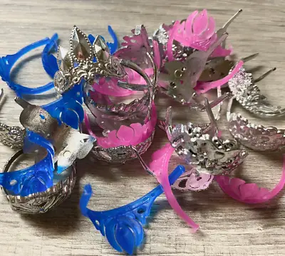 30pcs. Mini Crowns For Fashion Dolls-Silver And Colored Mix Lot • $9.99