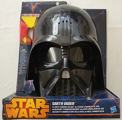 NEW Hasbro Disney Star Wars Darth Vader Voice Changer Helmet • £69.95