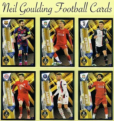 Topps Match Attax 101 2019-20 ☆ CHAMPIONS LEAGUE - STICKER CARDS ☆ #S1 To #S48 • £0.99