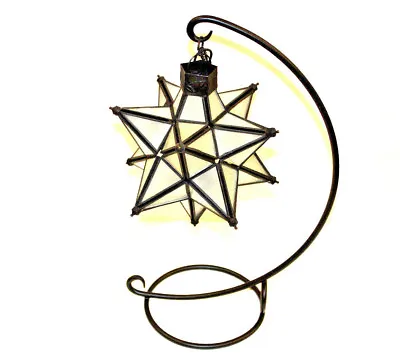 Moroccan Star CandleHolder Gift Small Stellated Dodecahedron Regular Polyhedron • $35