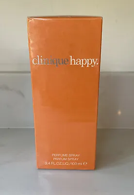 £39 • Buy Clinique Happy 100ml Perfume Spray Brand New Without Cellophane Wrap.