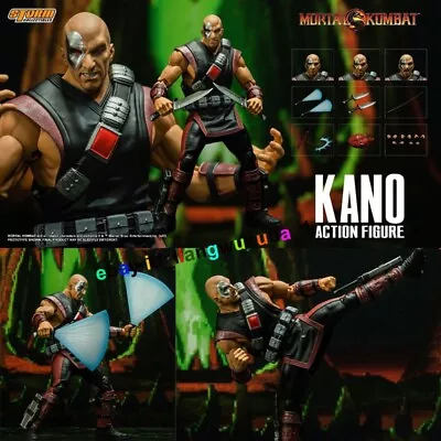 6  Storm Toys DCMK13 KANO Mortal Kombat Man Action Figure Collectible • $154.66