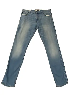 Mens Hollister Jeans 34w 30L Extreme Skinny Blue • $22.18