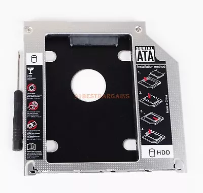 2nd HD SSD Hard Drive Caddy Adapter For Lenovo ThinkPad X200 X201 X220 UltraBase • $8.99