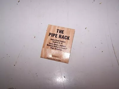 Vintage THE PIPE RACK Matchbook TERRE HAUTE INDIANA • $15