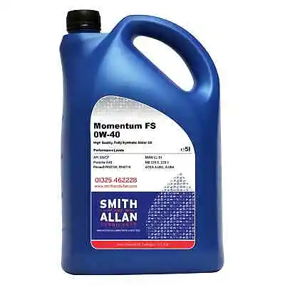 £29.99 • Buy 0W-40 Fully Synthetic Engine Oil ACEA A3/B4 5 Litre 5L