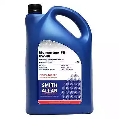 0W-40 Fully Synthetic Engine Oil ACEA A3/B4 5 Litre 5L • £29.99