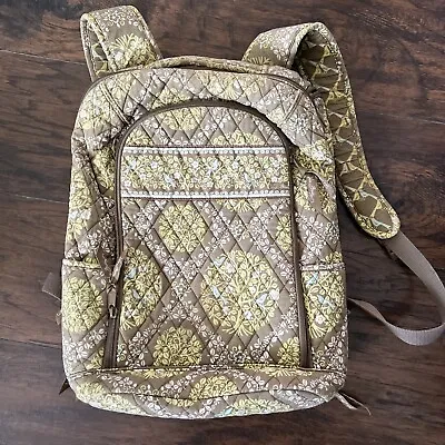 Vera Bradley Campus Backpack Laptop Book Bag  Sittin In A Tree  Green Brown • $25