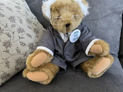 Vermont Teddy Bear Co Bernie Sander 2020 Special Edition Plush Handmade USA • $104.50