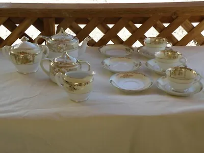 Vintage Noritake Hand Painted China Coffee/tea Set   /////   MAGNIFICENT  • $199