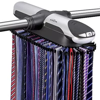 Aniva Motorized Tie Rack Best Closet Organizer With LED Lights • $62.21