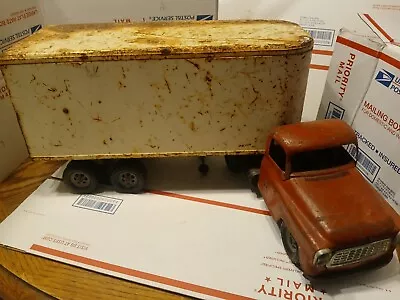 Vintage Toy Pressed Steel International Semi Truck Made In Usa Please Read • $127.50