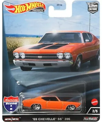 Hot Wheels 2022 Car Culture American Scene 69' Chevelle SS 396 1/64 HCJ83 • $12.99